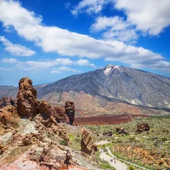 Foto op Canvas Teide National Park Roques de Garcia in Tenerife at Canary Islan © mrks_v