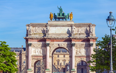 Naklejka premium Arc de Triomphe, Paris, France