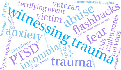 Witnessing Trauma Word Cloud