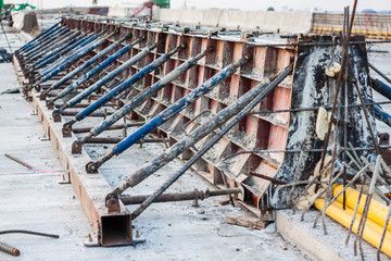 Construction of edge of highway