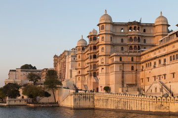 Udaipur City Palace in Rajasthan state of India