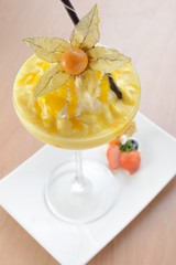 Mango paradise dessert