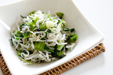 野沢菜ちりめん