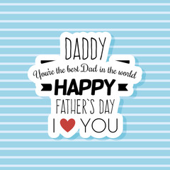 Obraz premium Happy Father Day