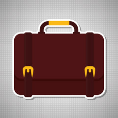 suitcase icon design 