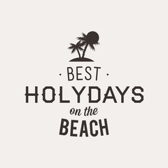 Obraz premium Summer Vacation label