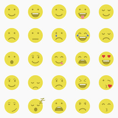 Set of Emoticons. Set of Emoji. Set of Avatar.