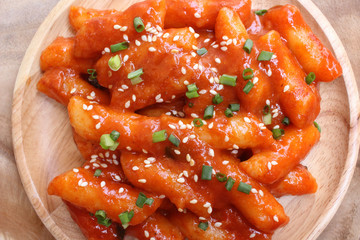 Rice cake korean food