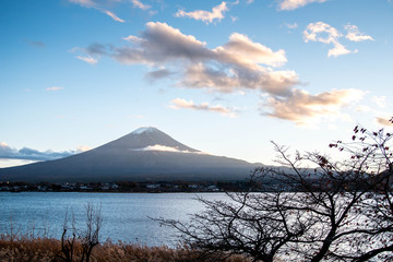 Mount Fuji at Lake Kawaguchi, Japan