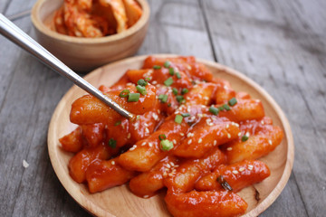 Rice cake korean food