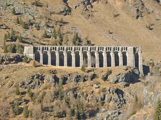 Cercles muraux Barrage The ruins of the Gleno dam