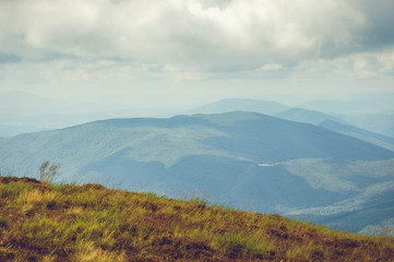 Carpathian mountains landscape