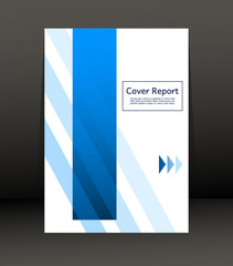 Template Design for Cover Report. Flyer. Poster in A4 size.