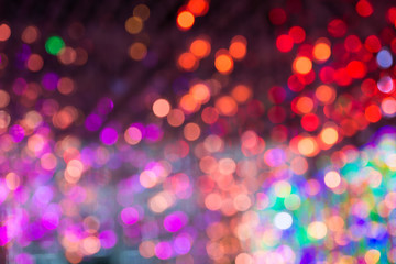 Abstract circular light bokeh background