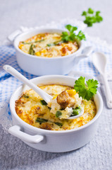 Casserole with rice