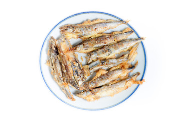 Fried fish capelin