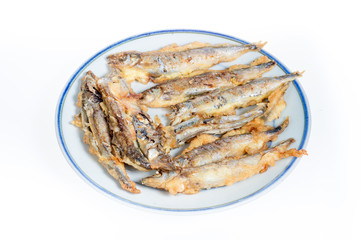 Fried fish capelin