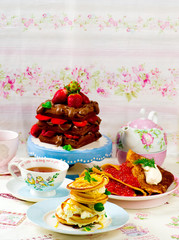  pancakes ,blinis ,and waffles