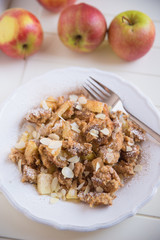 Kaiserschmarrn mit Äpfel 