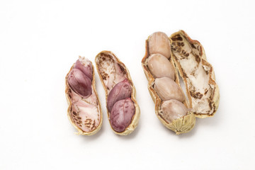 Boiled peanuts, Thai snack.