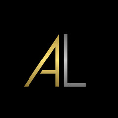 AL letters logo