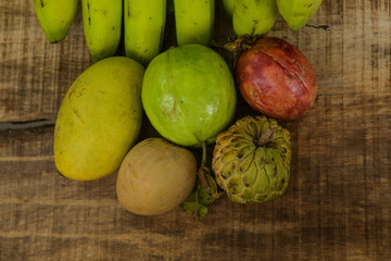 Guava Sugar-apple Sapodilla Mango Banana Marakuya