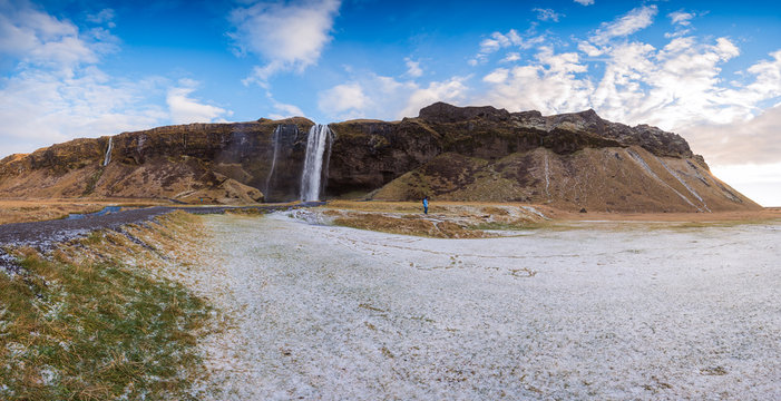 Fototapeta Seljalandsfoss Waterfall, Iceland