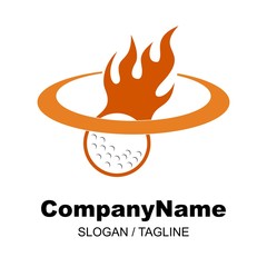 golf logo icon Vector