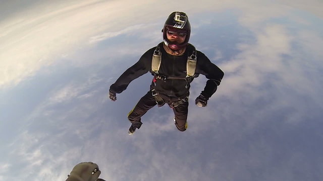 Skydiving video.