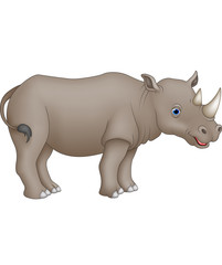 cute rhino cartoon