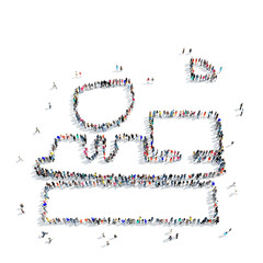 people   man computer icon