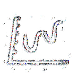 people   graph cartoon icon