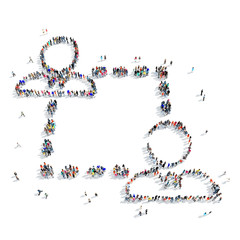 people  shape  connection icon