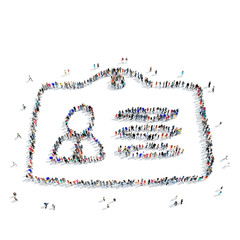 people  shape  badge cartoon