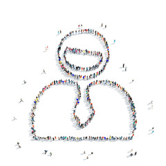 people  man cartoon icon