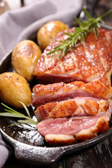 grilled duck breast