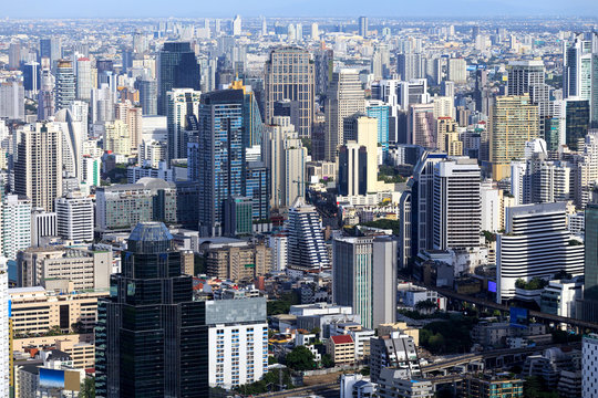 Cityscape Bangkok, Thailand.