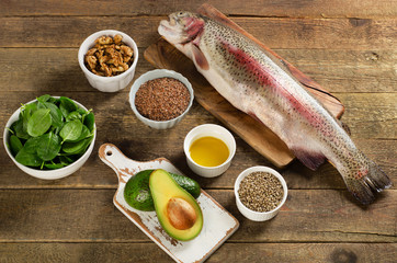 Foods highest in Total Omega-3 fatty acids