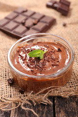 homemade chocolate mousse