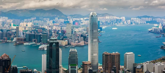 Rolgordijnen Traveling Asian Cities of China Hong Kong  © YiuCheung