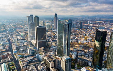 frankfurt aerial view