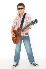 Obraz premium Boy with a guitar