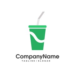 drink tent logo icon Vector