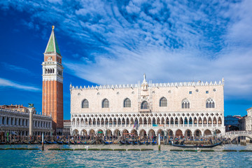 Naklejka premium Venice with St. Mark's Square in Italy