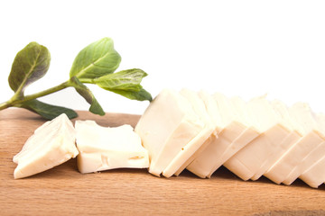 on the table a little white cheese