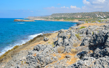 The shores of the Aegean Sea.