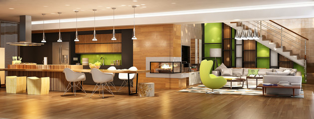 Modern house interior © Julia Vadi