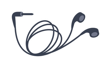 Mobile headphones vector illustration