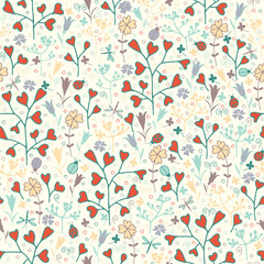 Spring flower pattern