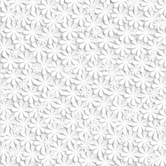Paper texture white wedding floral background